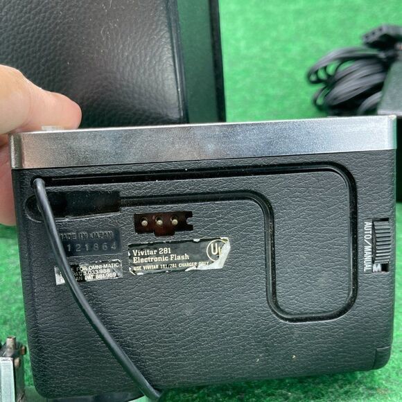Vintage Vivitar Auto 281 Electronic Flash W Original Carrying Case - Picture 2 of 3